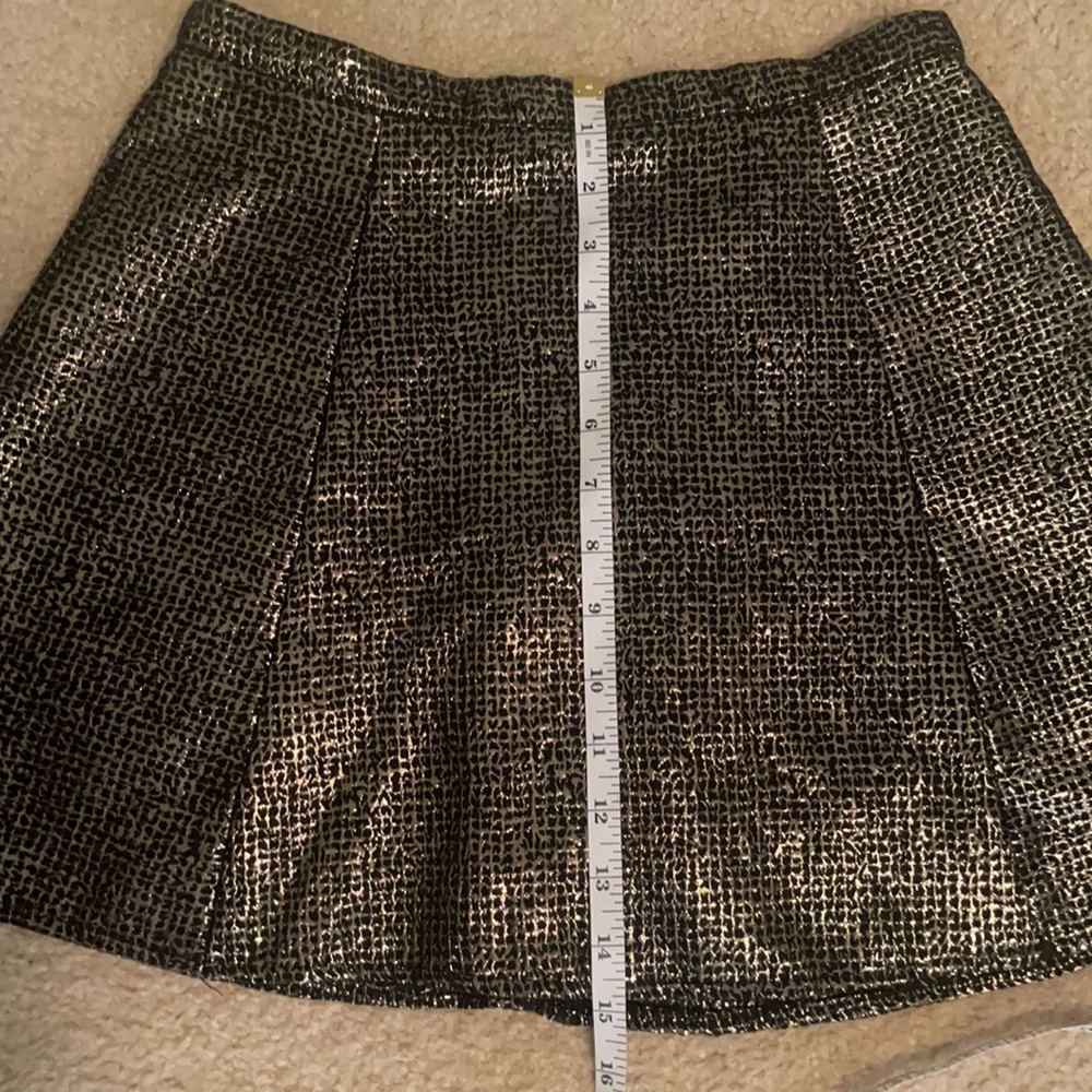 ⚡️one❤️clothing | Sparkly Gold | A-Line | Mini | Petite / Juniors | M - Picture 9 of 17